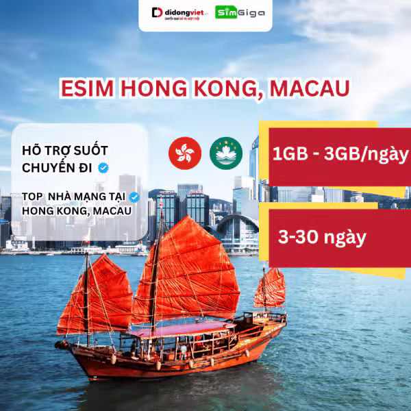 eSIM Hong Kong – Macau - ảnh 1