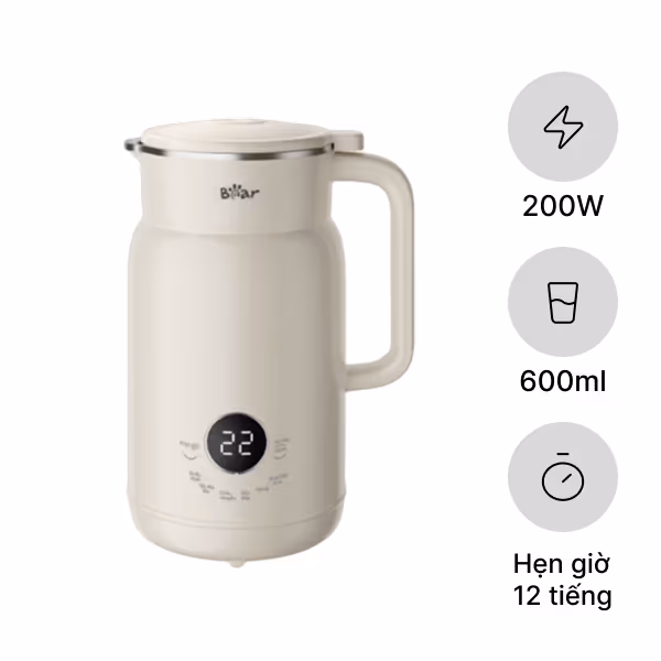 Máy làm sữa hạt đa năng 0.6L 200W Bear SMM-055SV (DJJ-H05C1) - ảnh 1