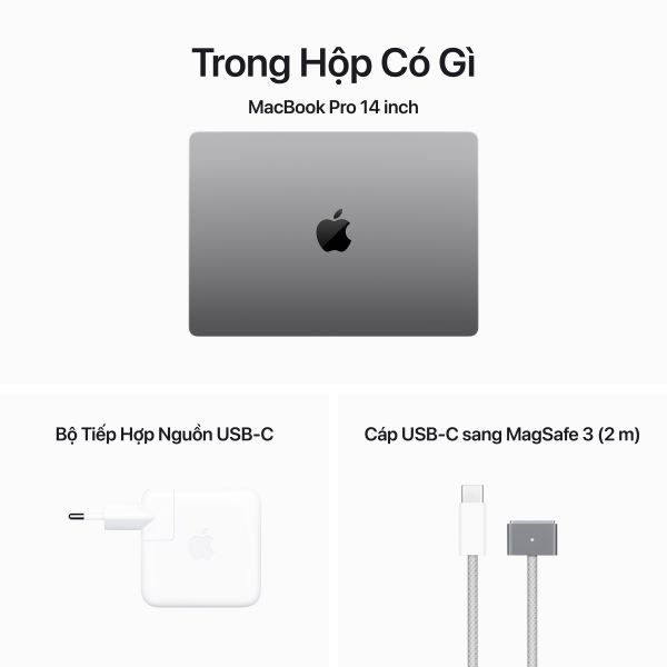 MacBook Pro M3 14 inch 8GB/1TB Chính Hãng