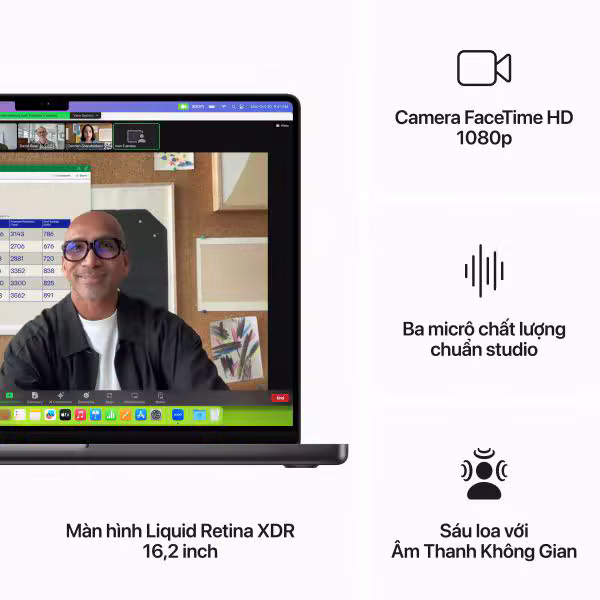 MacBook Pro M3 Max 16 inch 48GB/1TB Chính Hãng - ảnh 5