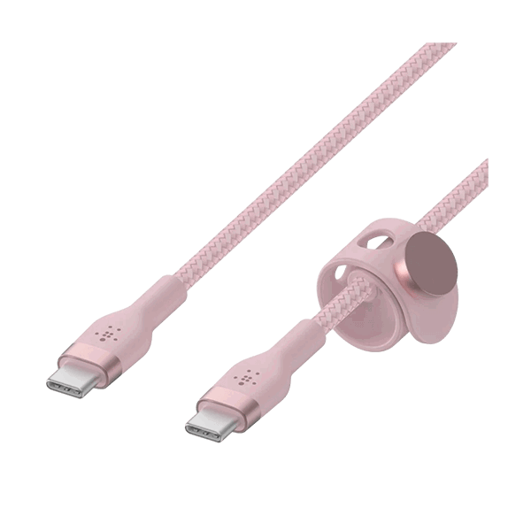 Cáp sạc USB-C - C BoostCharge PRO Flex 1m vỏ silicone bọc dù 60W Belkin