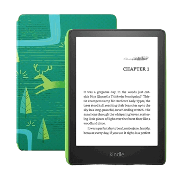 Máy đọc sách Kindle PaperWhite 5 16GB Kids Emerald Forest Cover