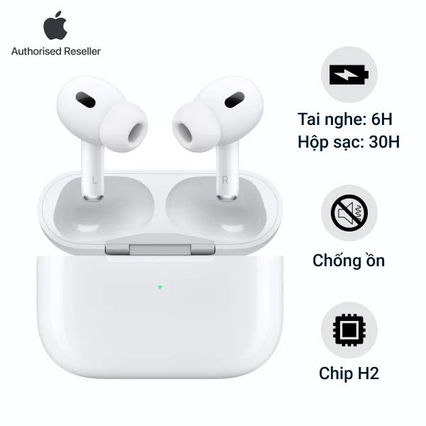 Tai nghe Apple AirPods Pro 2 2023 (USB-C) Chính Hãng