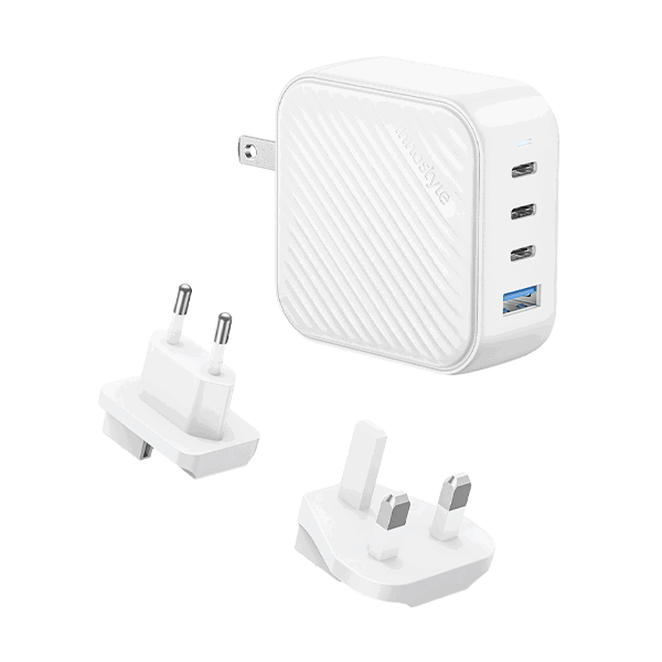 Củ sạc Innostyle GaN SuperCube 3C1A 100W IC100GWHT