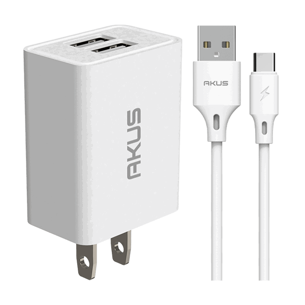 Bộ củ cáp sạc Type-C Akus CB42T