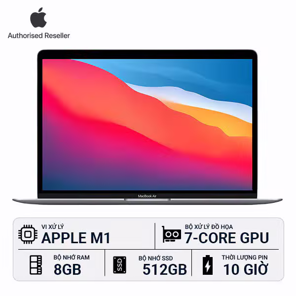 MacBook Air M1 13 inch 8GB/512GB - ảnh 1