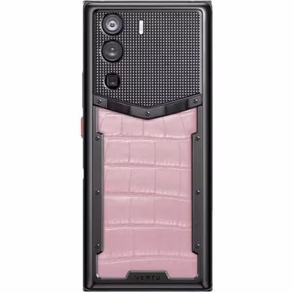 METAVERTU CURVE Sakura Pink Alligator Leather Clous De Paris Basic - ảnh 1