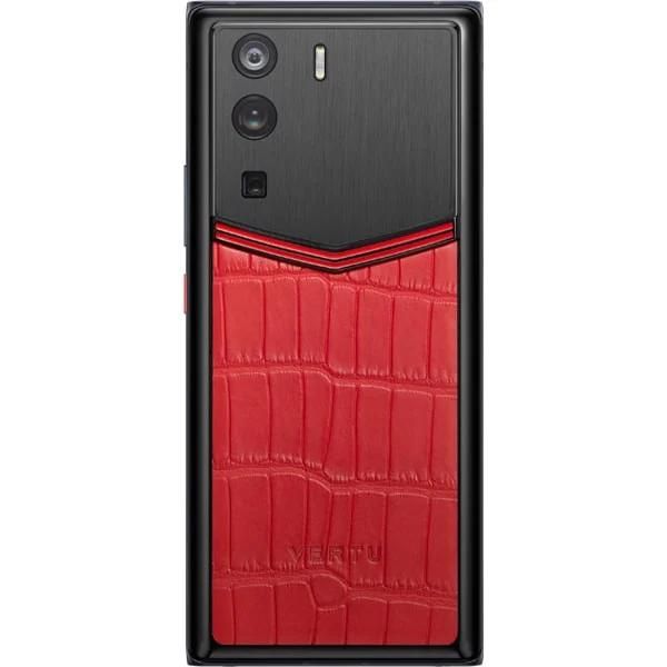 METAVERTU Basic Alligator Leather Flame Red