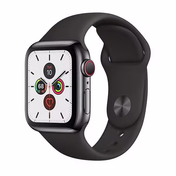 Apple Watch Series 5 40mm (GPS) Cũ viền nhôm - Dây cao su - ảnh 1