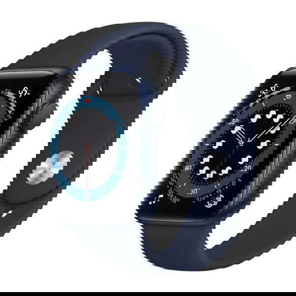 Apple Watch Series 6 44mm (GPS) Viền nhôm - Dây cao su (Fullbox, Likenew)