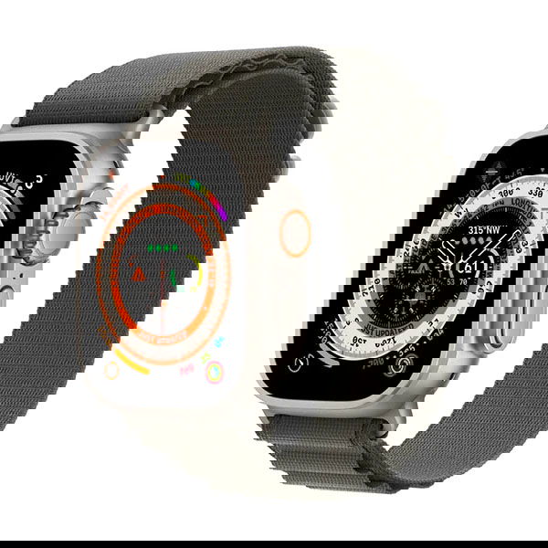 Apple Watch Ultra 49mm (LTE) viền Titan - Dây Alpine Loop size nhỏ
