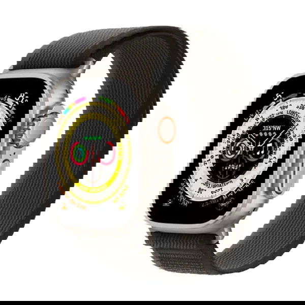 Apple Watch Ultra 49mm (LTE) viền Titan - Dây Trail Loop size M/L