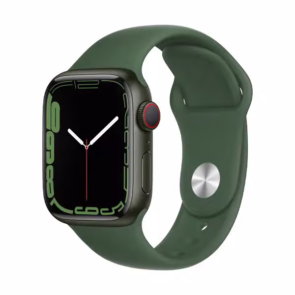 Apple Watch Series 7 45mm (4G) Viền nhôm - Dây cao su cũ - ảnh 3