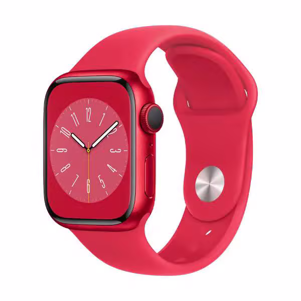 APPLE WATCH SERIES 8 GPS 41MM VIỀN NHÔM (FULLBOX) - Đỏ - Likenew - ảnh 1