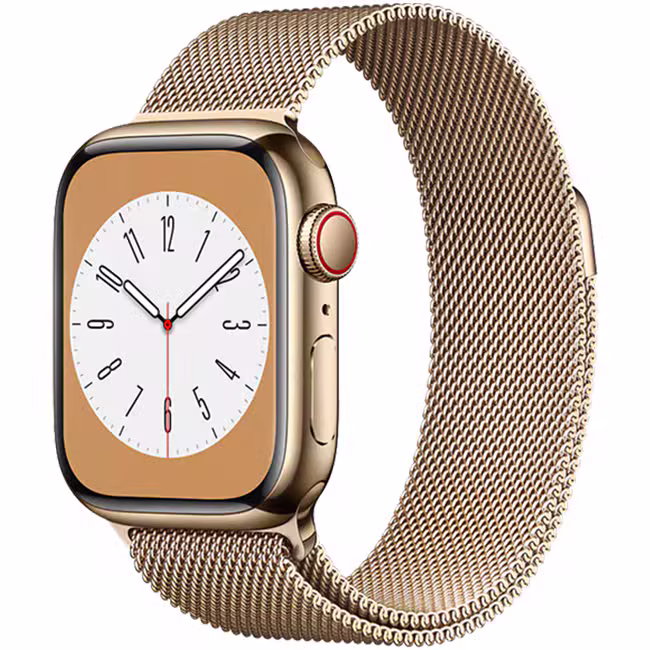 Apple Watch Series 8 41mm (LTE) Viền thép - Dây thép - ảnh 1