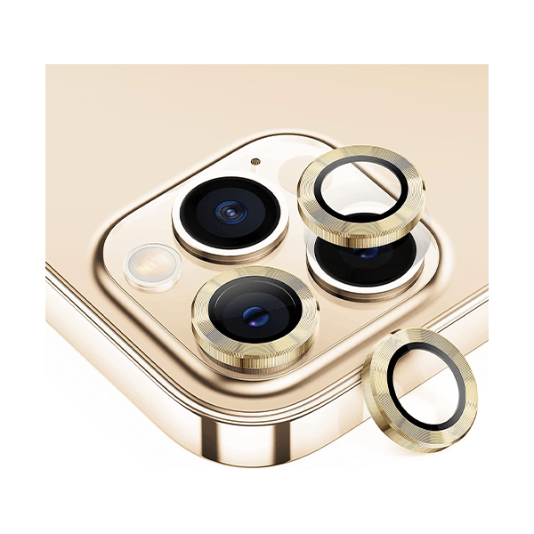 Kính cường lực camera iPhone 14 Pro/14 Pro Max Mipow DiamondShield Gold