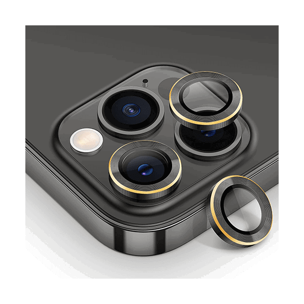 Kính cường lực camera iPhone 14 Pro/14 Pro Max Mipow DiamondShield Black
