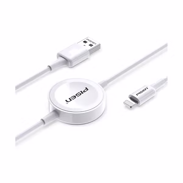 Cáp sạc Pisen iWatch 2in1 Lightning - ảnh 2