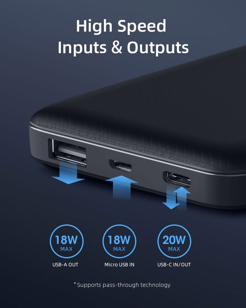 Pin sạc dự phòng Innostyle Powermax 10000mAh PD/QC3.0 20W IP20PD