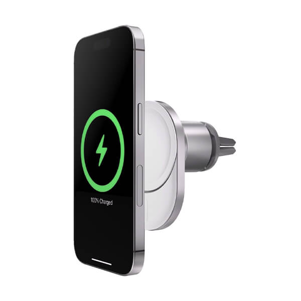 Đế sạc không dây Belkin MagSafe dành cho xe hơi BoostCharge Pro 15W kèm sạc