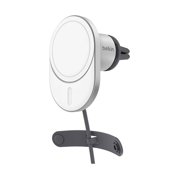 Đế sạc không dây Belkin MagSafe dành cho xe hơi BoostCharge Pro 15W kèm sạc