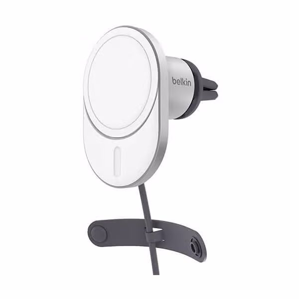 Đế sạc không dây Belkin MagSafe dành cho xe hơi BoostCharge Pro 15W kèm sạc - ảnh 4