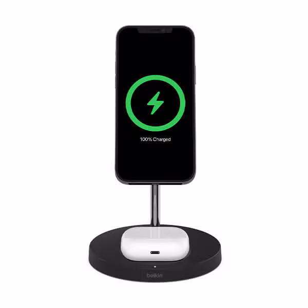Đế sạc không dây Belkin MagSafe 2in1 BoostCharge 15W kèm sạc - ảnh 3