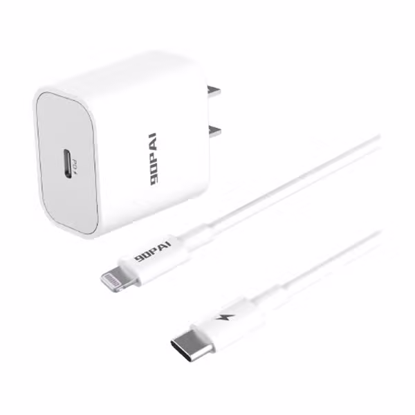 Bộ củ cáp sạc iPhone 90PAI 2.4A TB18 - ảnh 1