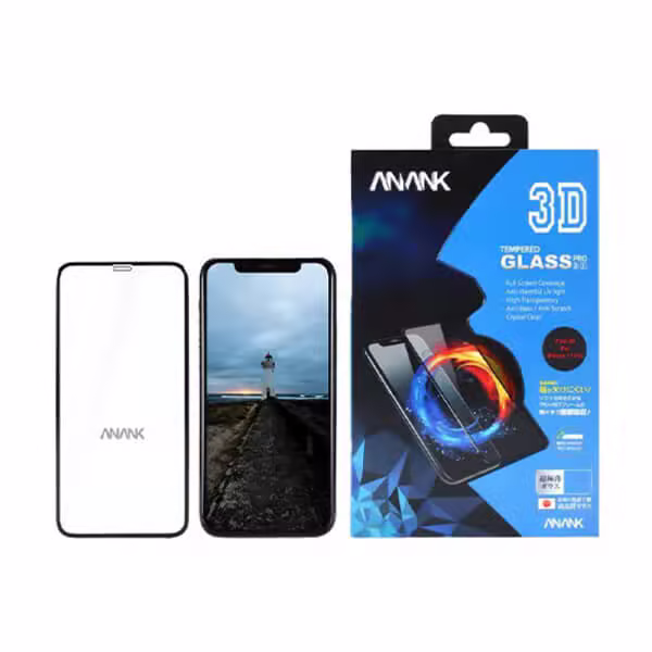 Miếng dán cường lực iPhone 11 Pro Max/XS Max ANANK Full 3D - ảnh 1