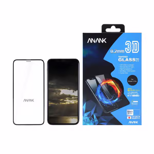 Miếng dán cường lực iPhone 12 Pro ANANK Full 3D - ảnh 1