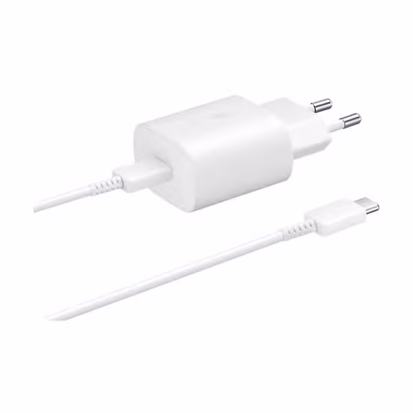 Bộ củ cáp sạc nhanh 25W Samsung màu trắng - ảnh 1
