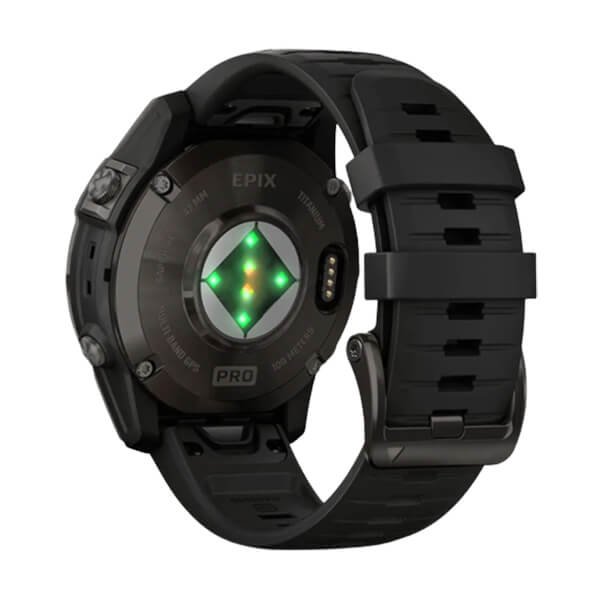 Đồng hồ thông minh Garmin Epix Pro Gen 2 47mm Sapphire Xám Carbon DLC Titanium - Dây Silicone