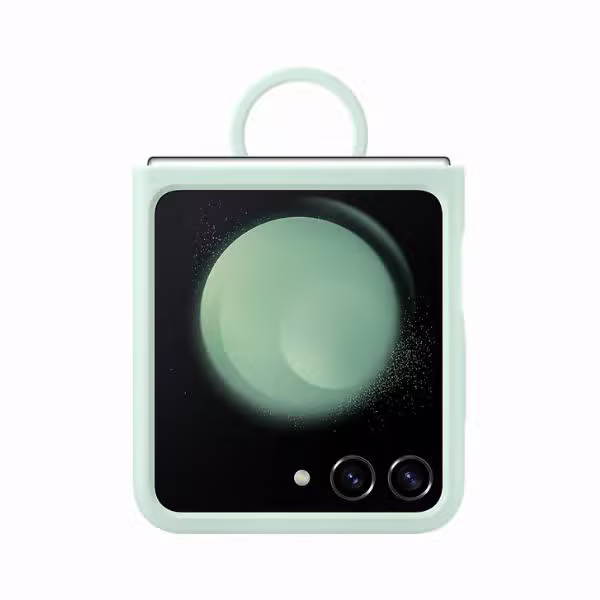 Ốp lưng Silicone Samsung Galaxy Z Flip5 kèm vòng đeo tay - ảnh 1