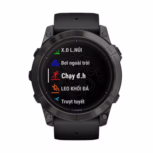 Đồng hồ thông minh Garmin Epix Pro Gen 2 51mm Sapphire Xám Carbon DLC Titanium - Dây Silicone - ảnh 2