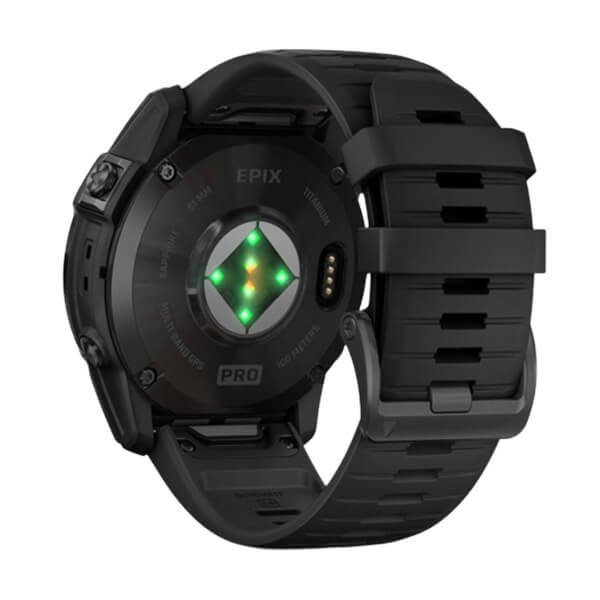 Đồng hồ thông minh Garmin Epix Pro Gen 2 51mm Sapphire Xám Carbon DLC Titanium - Dây Silicone