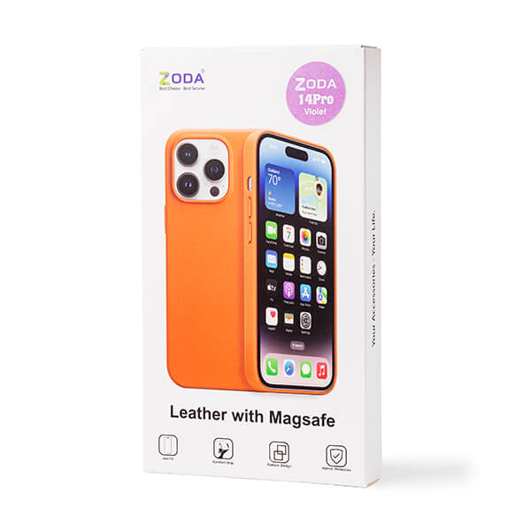 Ốp lưng iPhone 14 Pro Zoda Leather MagSafe