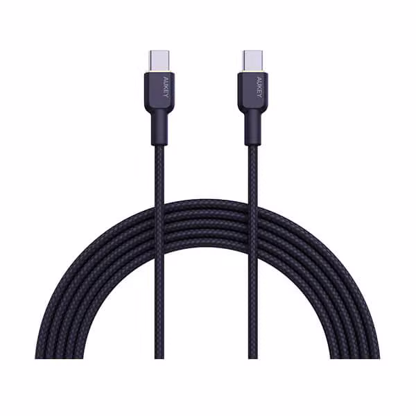 Cáp sạc C-C Aukey CB-NCC1 bọc dù 1m - ảnh 2