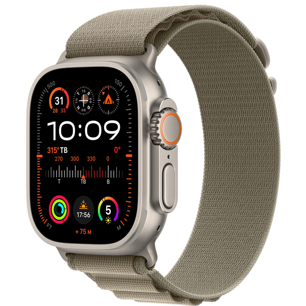 Apple Watch Ultra 2 49mm (LTE) Viền Titan - Dây Alpine Loop size S