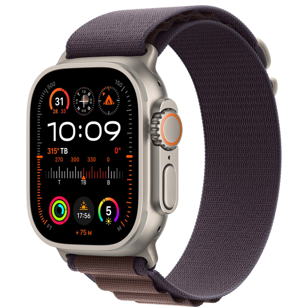Apple Watch Ultra 2 49mm (LTE) Viền Titan - Dây Alpine Loop size S