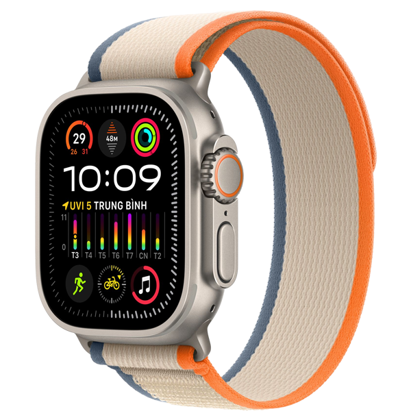 Apple Watch Ultra 2 49mm (LTE) Viền Titan - Dây Trail Loop size M/L