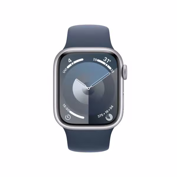 Apple Watch Series 9 45mm (GPS) Viền nhôm - Dây cao su size S/M - ảnh 2