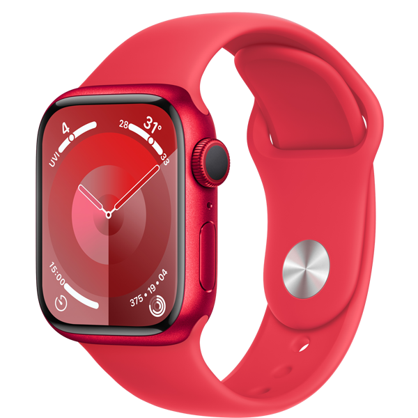 Apple Watch Series 9 45mm (GPS) Viền nhôm - Dây cao su size M/L