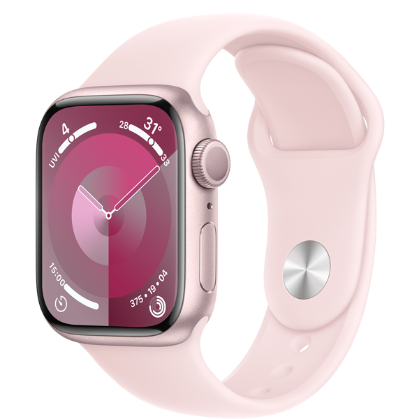 Apple Watch Series 9 45mm (GPS) Viền nhôm - Dây cao su size M/L