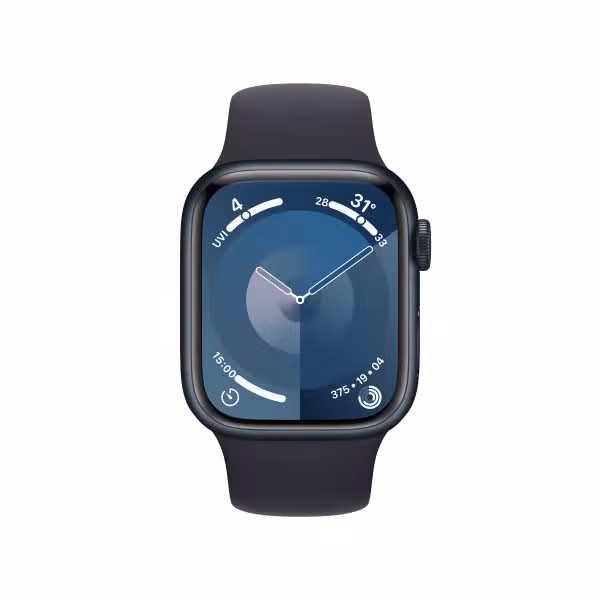 Apple Watch Series 9 41mm (LTE) Viền nhôm - Dây cao su size S/M - ảnh 2