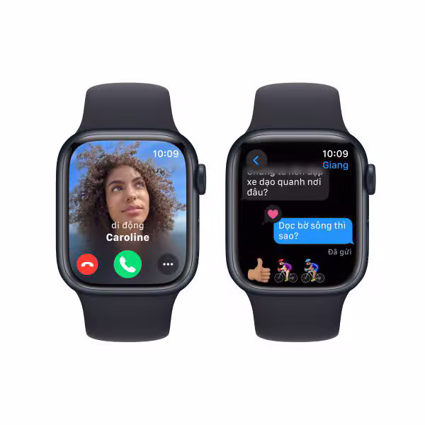 Apple Watch Series 9 45mm (LTE) Viền nhôm - Dây cao su size S/M - ảnh 6