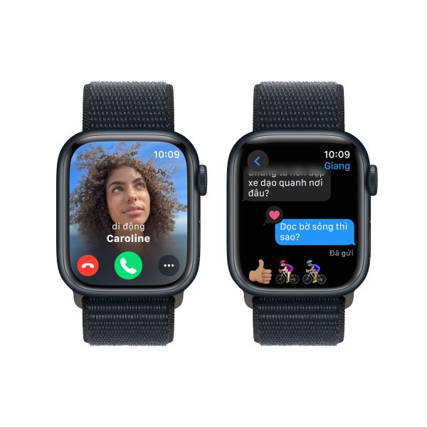 Apple Watch Series 9 41mm (GPS) Viền nhôm - Dây quấn thể thao