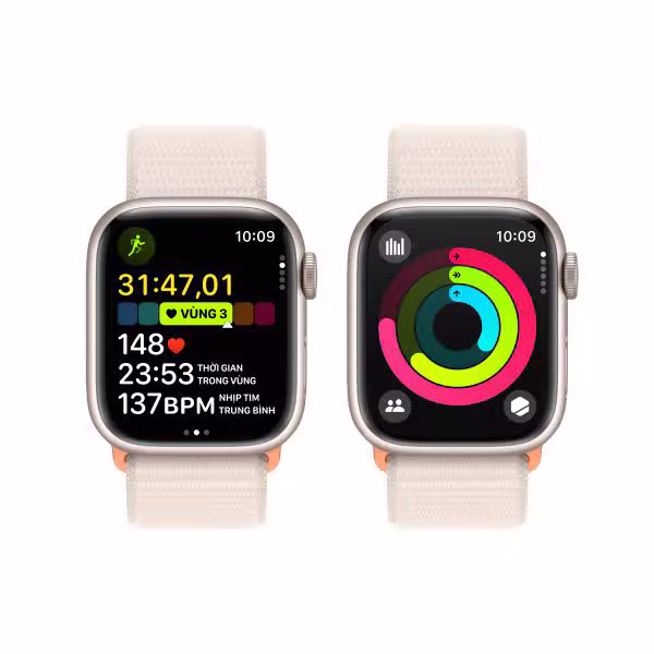 Apple Watch Series 9 41mm (GPS) Viền nhôm - Dây quấn thể thao - ảnh 5