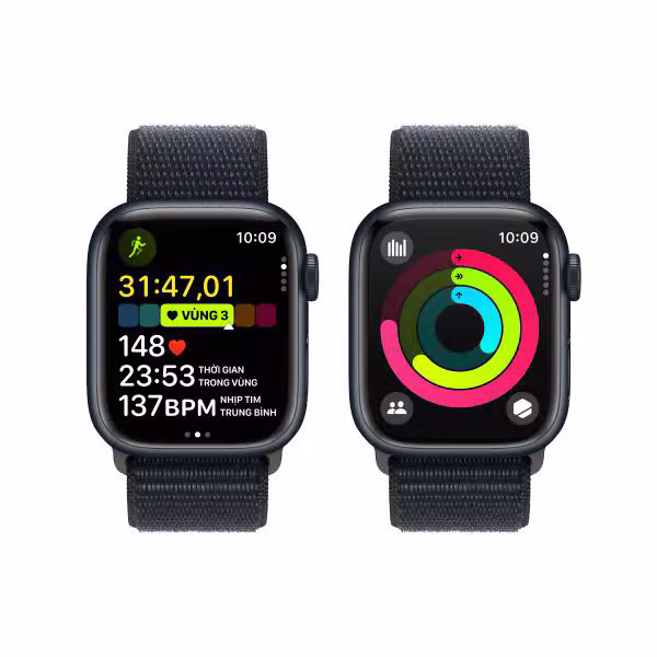 Apple Watch Series 9 45mm (LTE) Viền nhôm - Dây quấn thể thao - ảnh 5