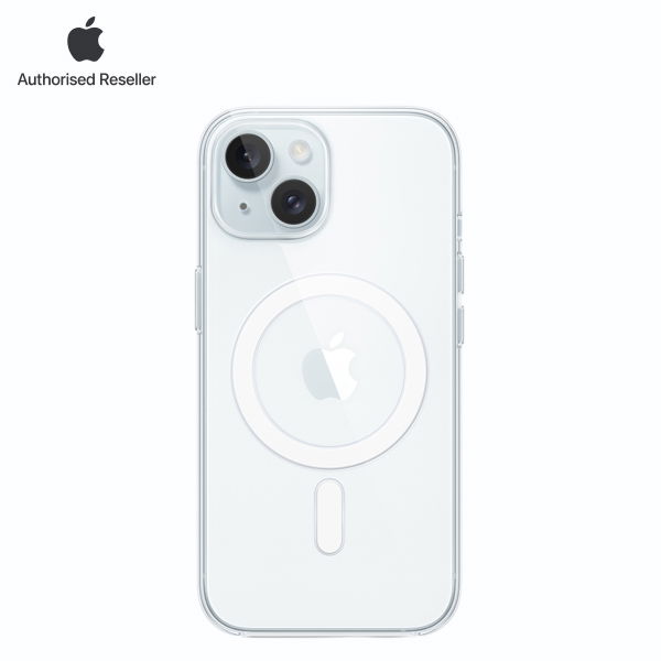 Ốp lưng MagSafe iPhone 15 trong suốt Chính Hãng