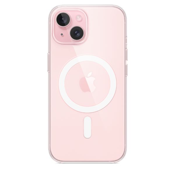 Ốp lưng MagSafe iPhone 15 trong suốt Chính Hãng